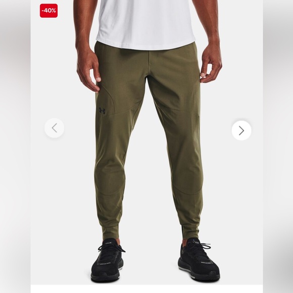 Under Armour Green unstoppable Joggers men’s S - Picture 1 of 16